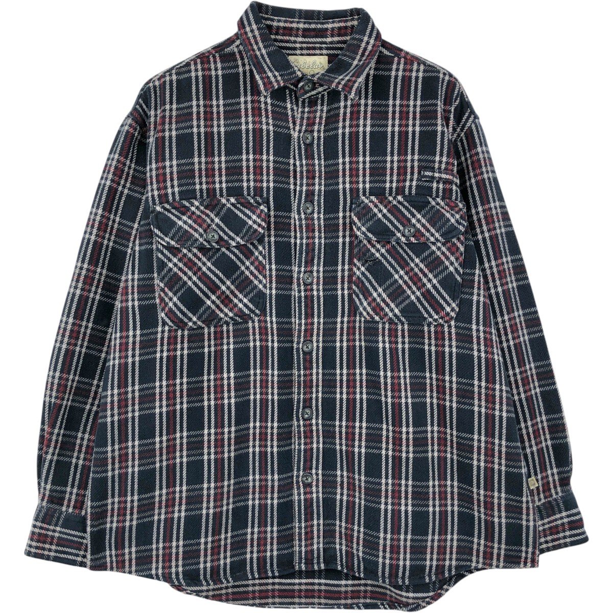 Cabelas/カベラス 長袖 フランネルチェックシャツ