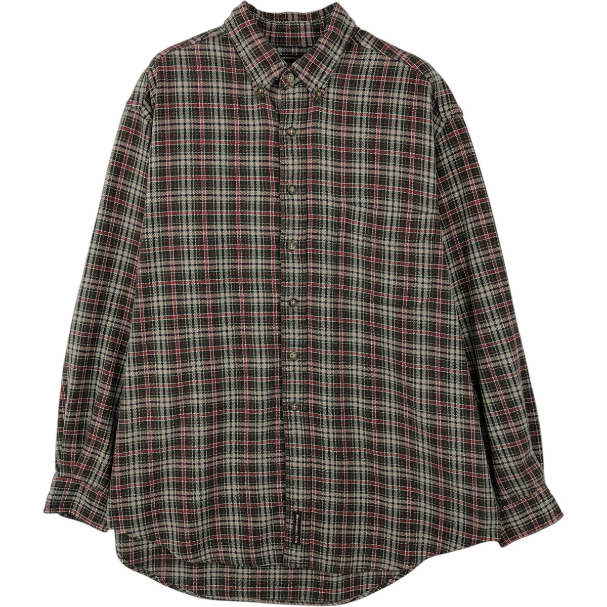 Abercrombie&Fitch/アバクロンビーアンドフィッチ 長袖 ボタンダウン ライトネルチェックシャツ