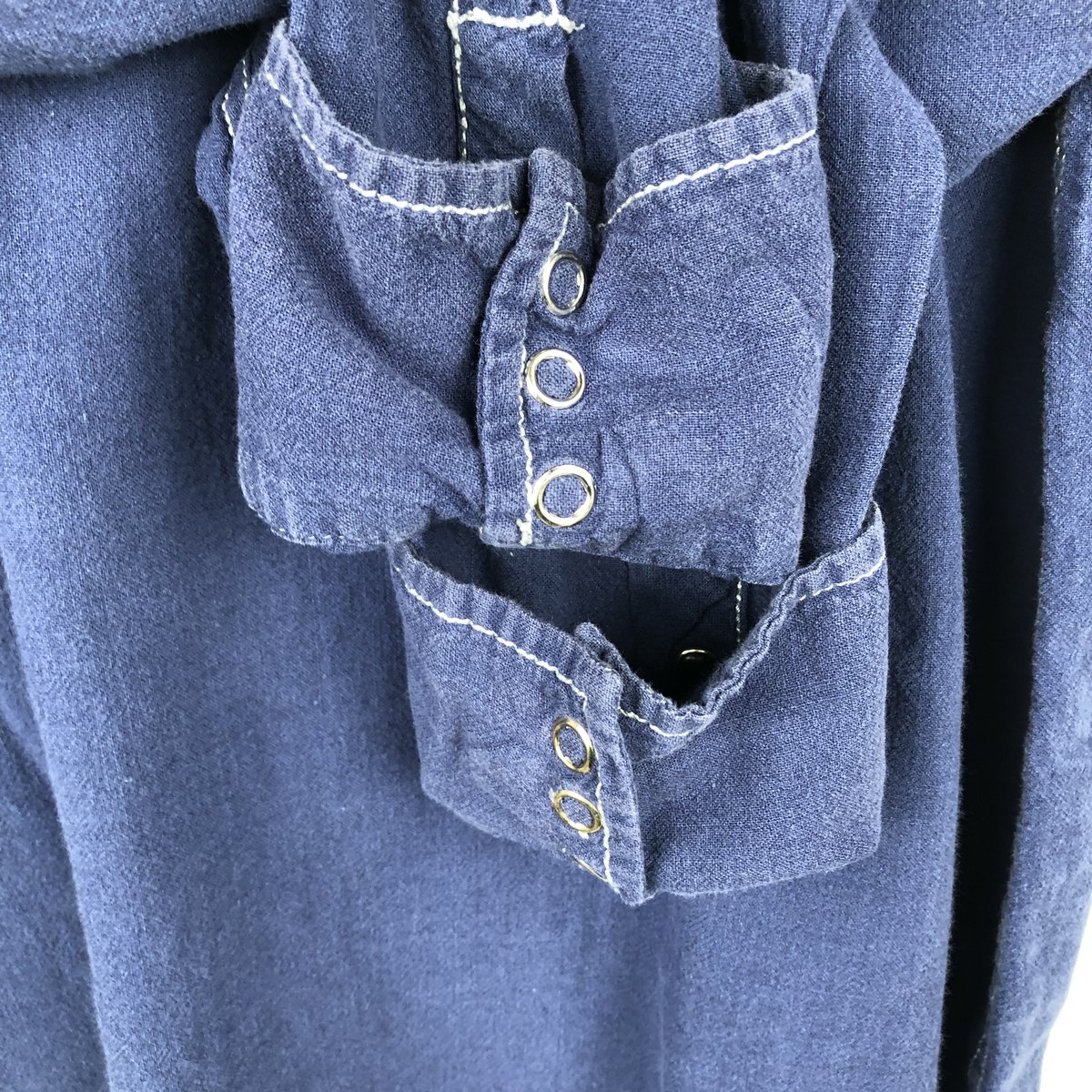 古着 90～00年代 リーバイス Levis AUTHENTIC JEANSWEAR リネン×コットン 長袖 ウエスタンシャツ メンズL相当 /eaa650805 【中古】 【260726】 【GR-UN-2608】