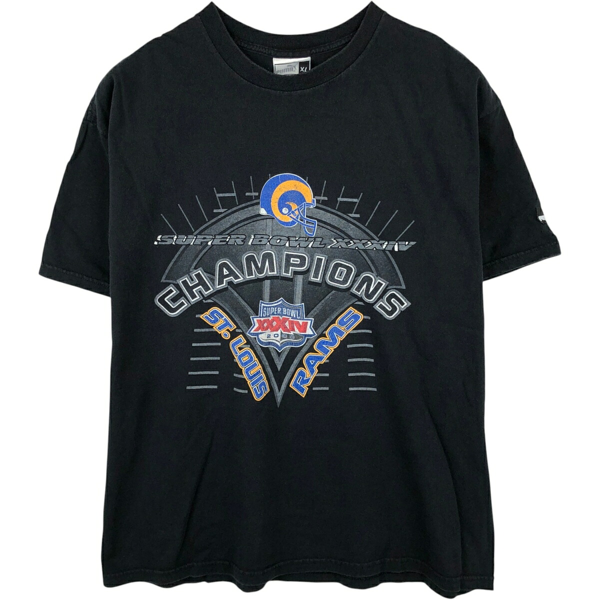 PUMA/プーマ NFL ST. LOUIS RAMS セントルイスラムズ スポーツプリントTシャツ