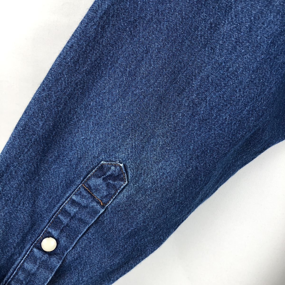 古着 90年代 ラングラー Wrangler 長袖 デニムウエスタンシャツ メンズXXL相当 ヴィンテージ /eaa651987 【中古】 【260726】
