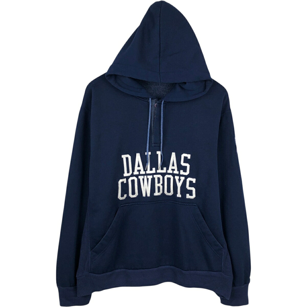 Starter/スターター NFL DALLAS COWBOYS ダラスカウボーイズ スウェットハーフボタンパーカー