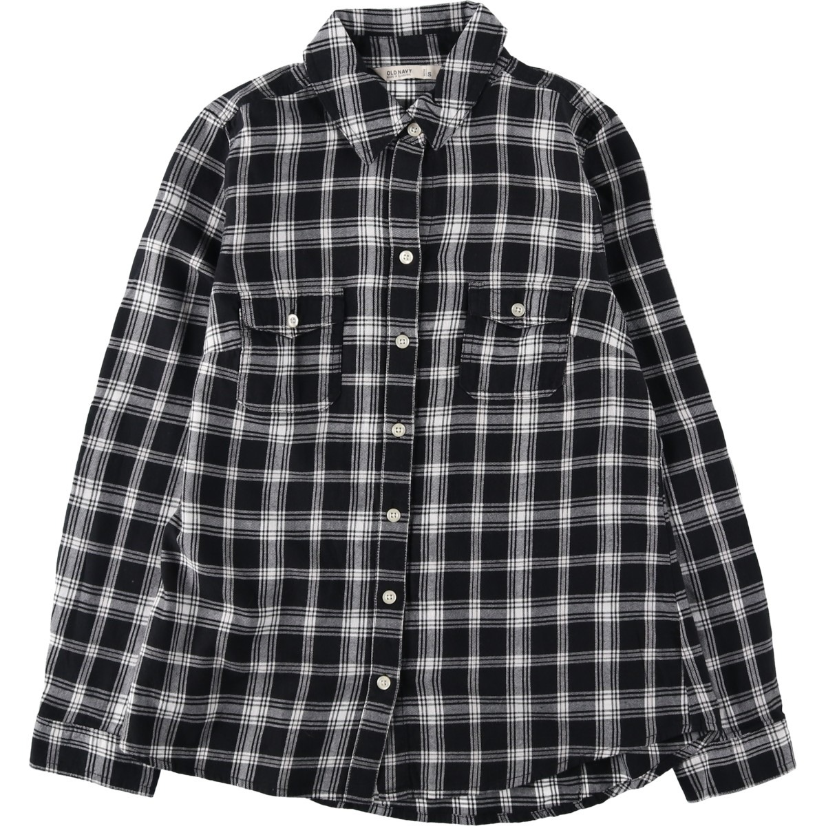 OLD NAVY/オールドネイビー 長袖 コットンチェックシャツ