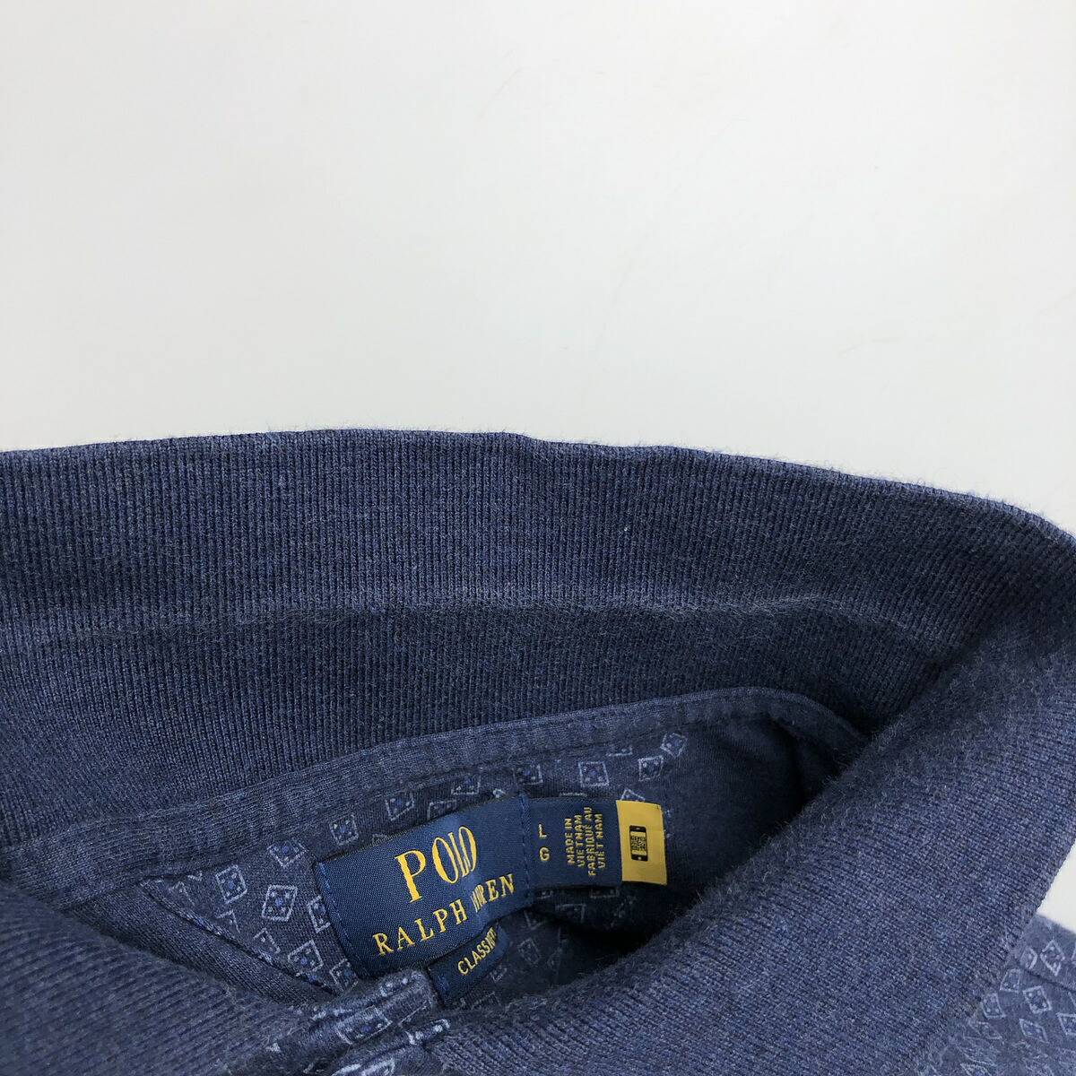 古着 ラルフローレン Ralph Lauren POLO RALPH LAUREN CLASSIC FIT 総柄 長袖 ポロシャツ メンズL相当 /eaa652821 【中古】 【260705】