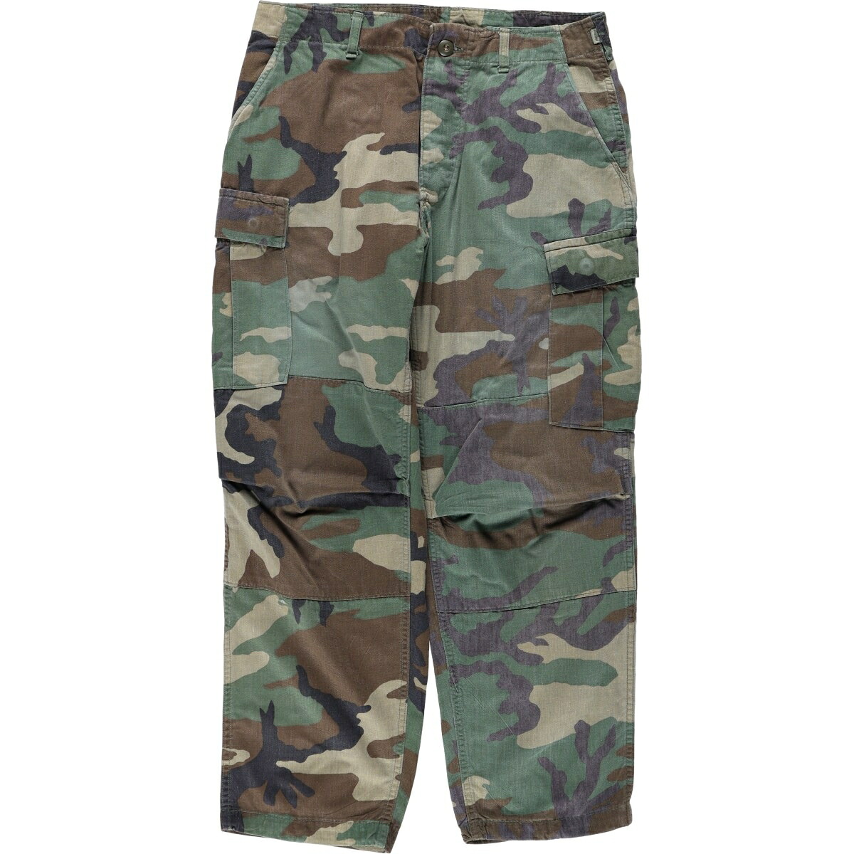 TROUSERS COMBAT WOODLAND CAMOUFLAGE PATTERN ミリタリー カーゴパンツ コンバットパンツ