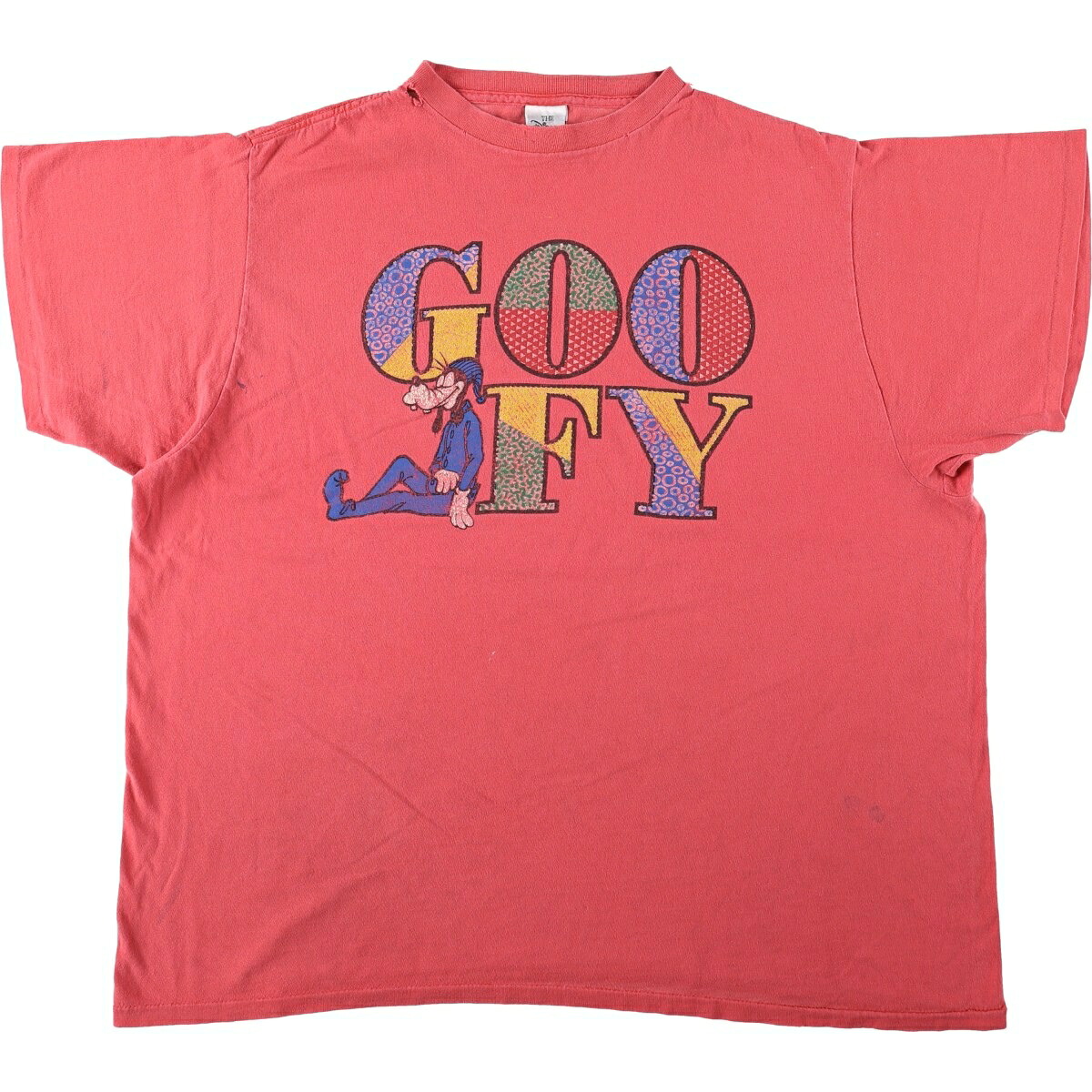 DIsney store GOOFY グーフィー キャラクタープリントTシャツ