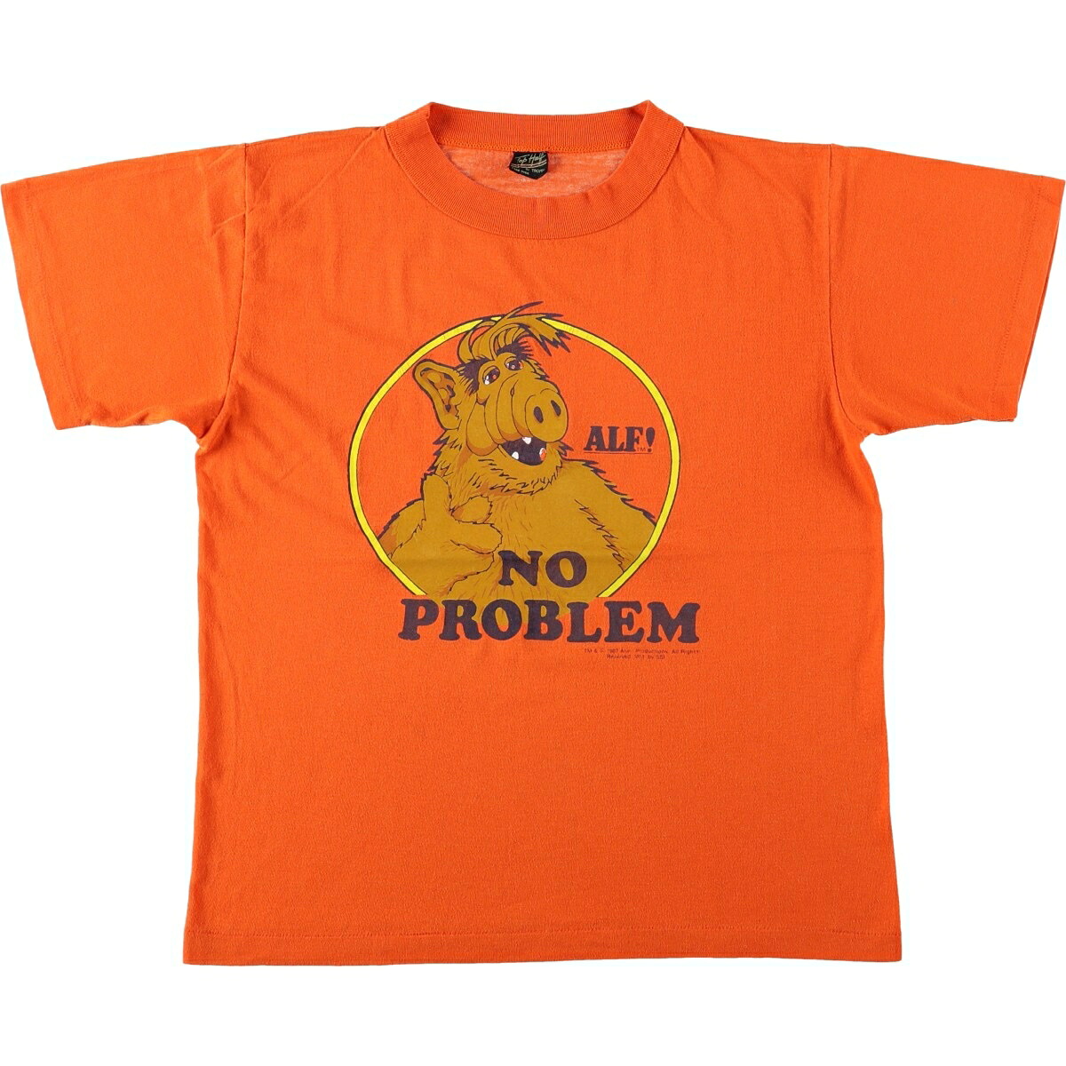 TOP HALF ALF アルフ キャラクタープリントTシャツ