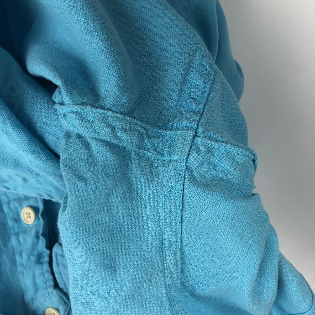 古着 ラルフローレン Ralph Lauren POLO by Ralph Lauren 半袖 リネン×コットンシャツ メンズM相当 /eaa665142 【中古】 【260812】