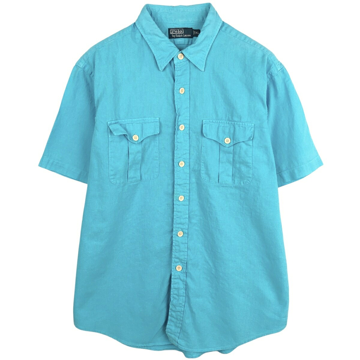 Ralph Lauren/ラルフローレン POLO by Ralph Lauren 半袖 リネンシャツ