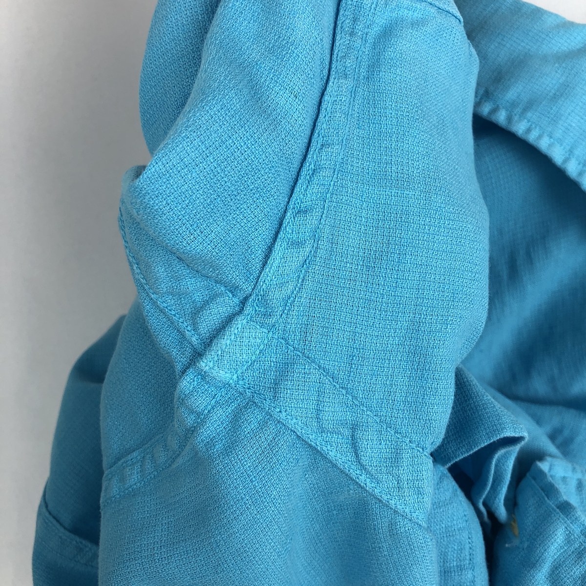 古着 ラルフローレン Ralph Lauren POLO by Ralph Lauren 半袖 リネン×コットンシャツ メンズXL相当 /eaa665143 【中古】 【260812】