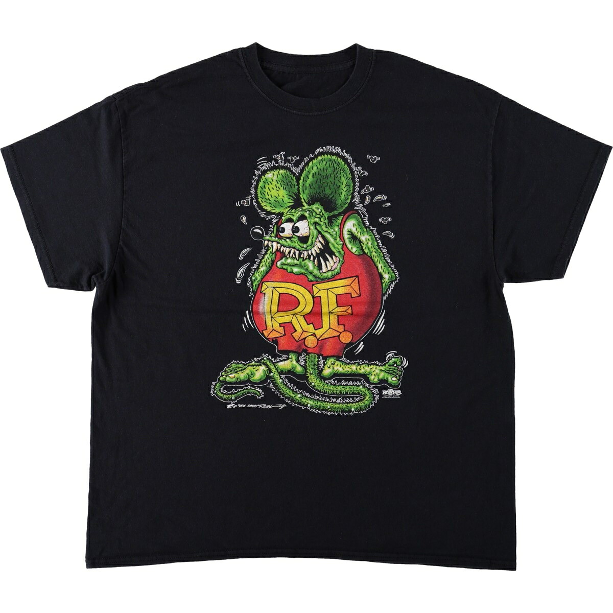 RAT FINK ラットフィンク アニメ キャラクタープリントTシャツ