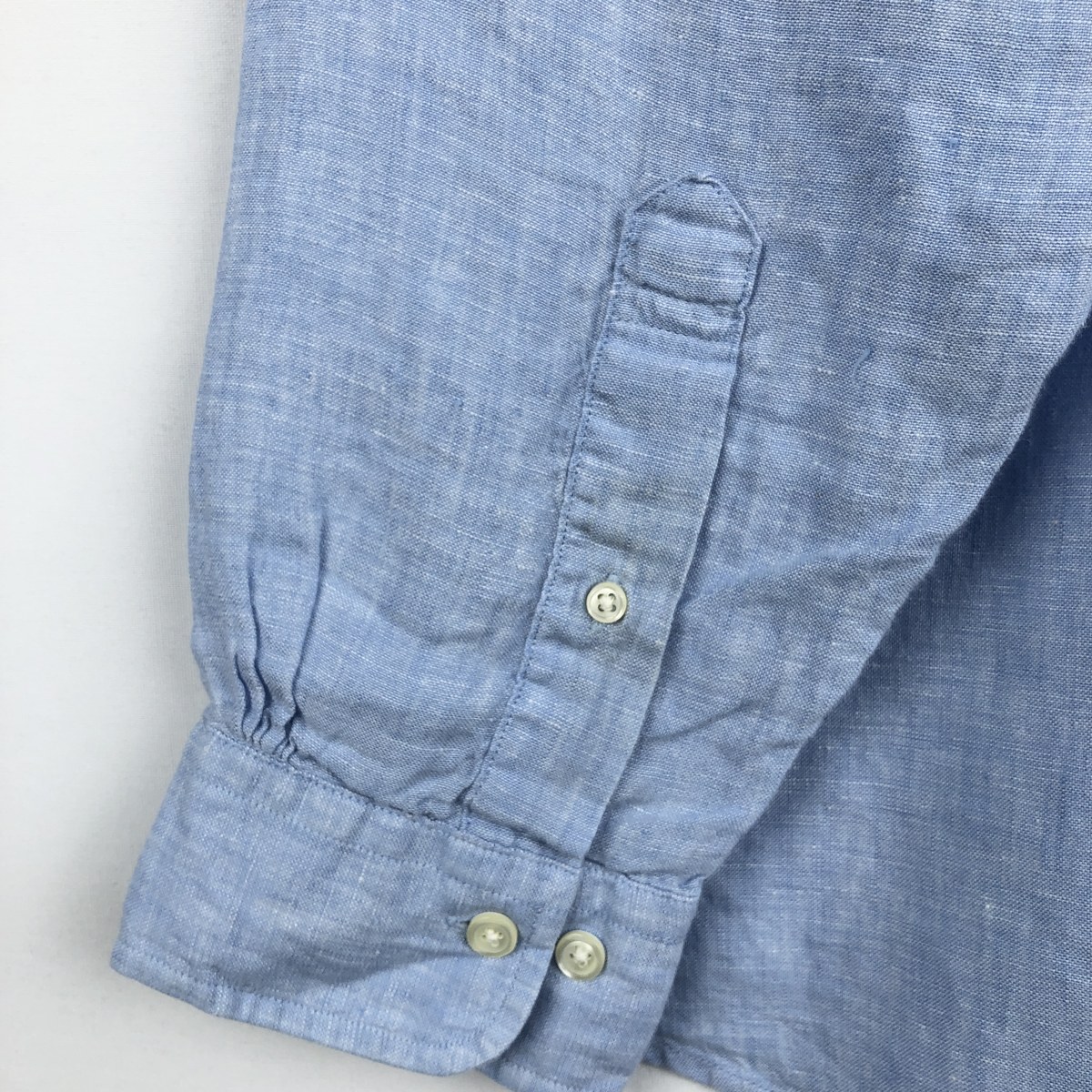 古着 ブルックスブラザーズ Brooks Brothers 1818 長袖 リネン ボタンダウンシャツ メンズXL相当 /eaa665398 【中古】 【260816】
