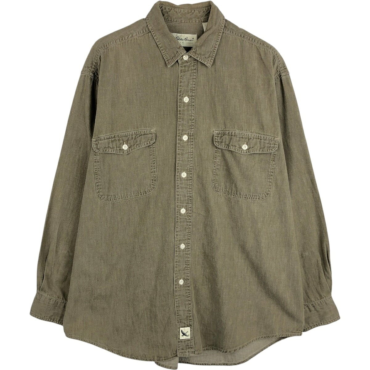 Eddie Bauer/エディーバウアー 長袖 コットンシャツ