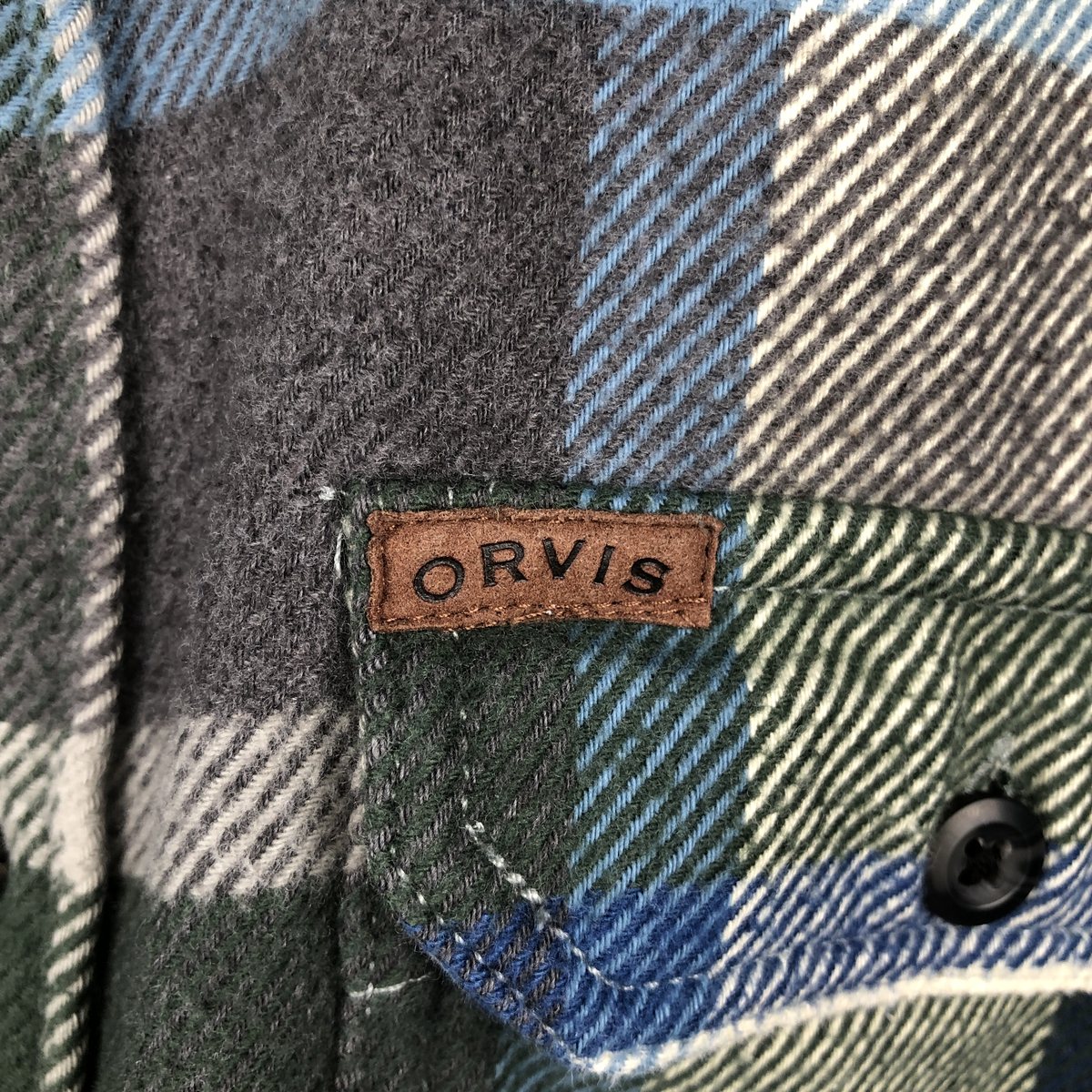 古着 ORVIS 長袖 ヘビーネルチェックシャツ メンズM相当 /eaa666085 【中古】 【260822】