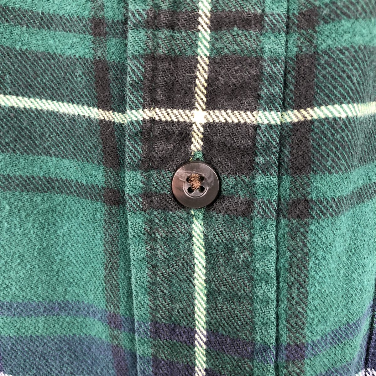 古着 ランズエンド LANDSEND 長袖 ボタンダウン フランネルチェックシャツ USA製 メンズL相当 ヴィンテージ /eaa666101 【中古】 【260827】
