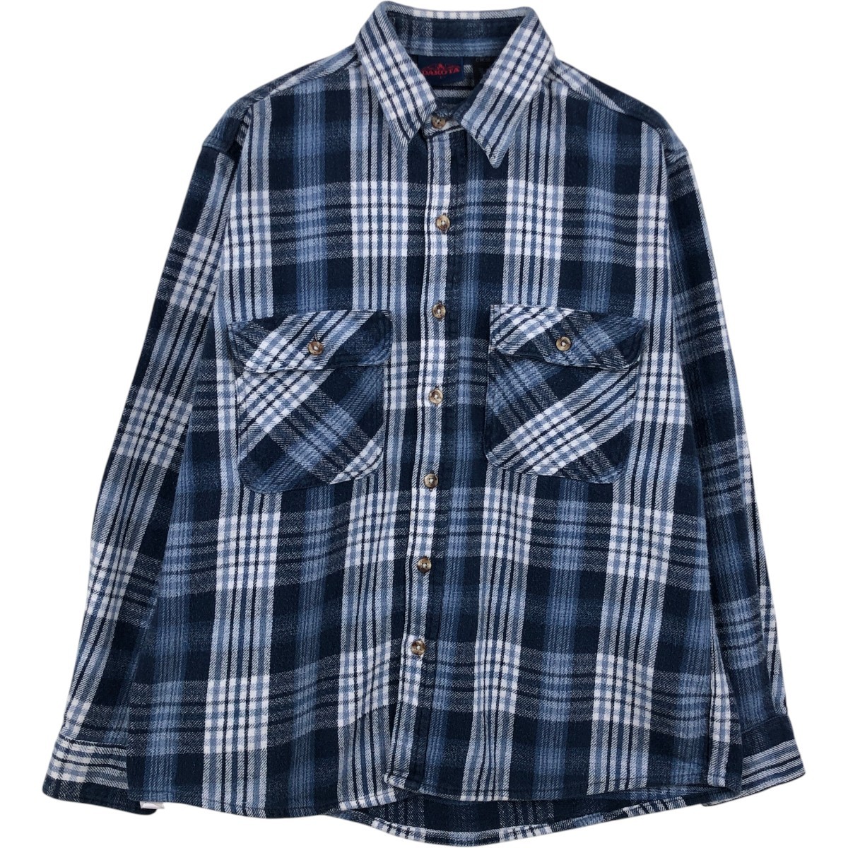 DAKOTA/ダコタ 長袖 フランネルチェックシャツ