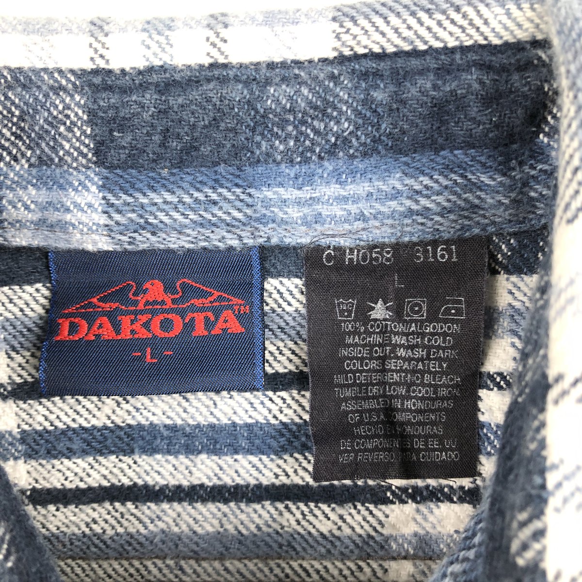 古着 ダコタ DAKOTA 長袖 フランネルチェックシャツ メンズL相当 /eaa666103 【中古】 【260822】