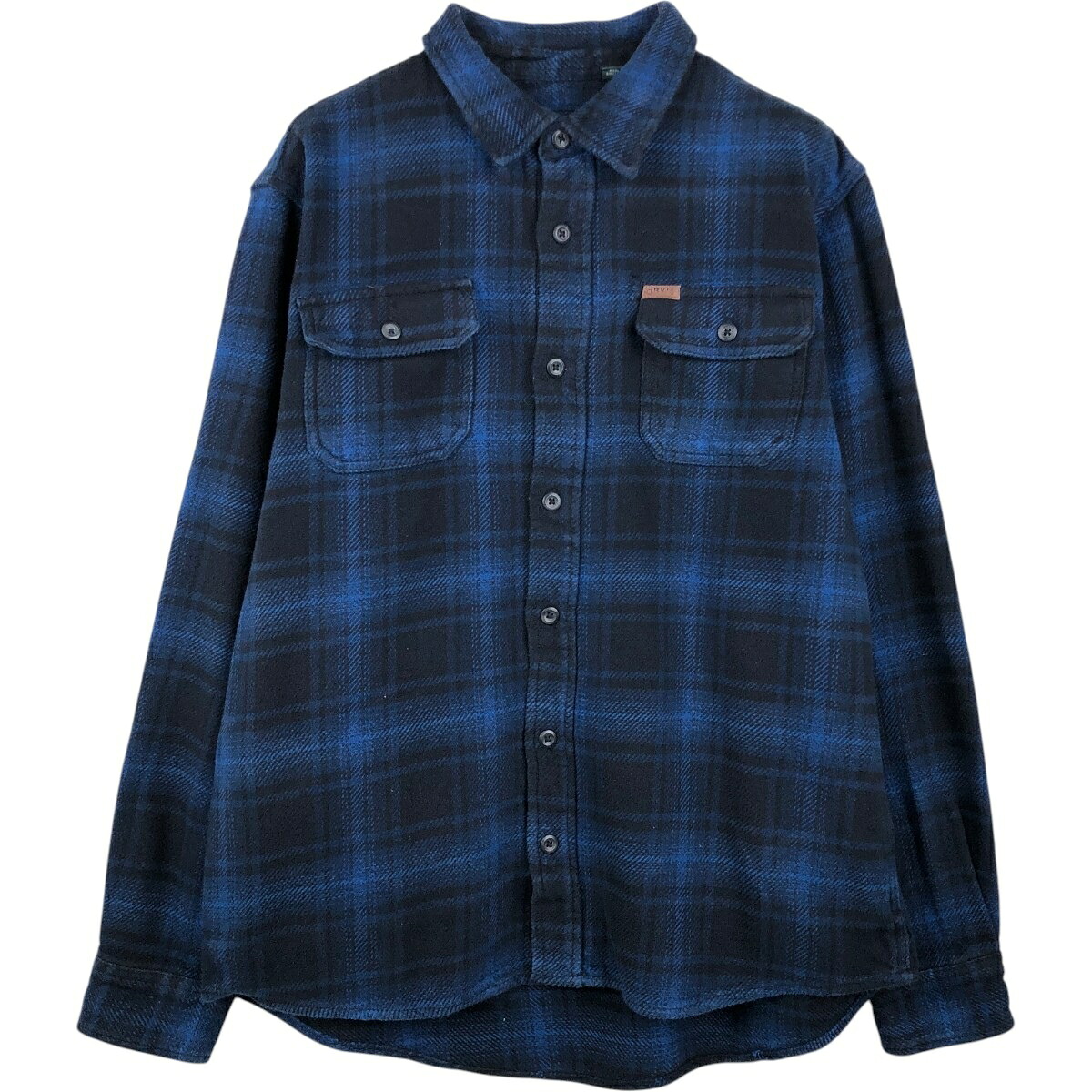 ORVIS 長袖 ヘビーネルチェックシャツ