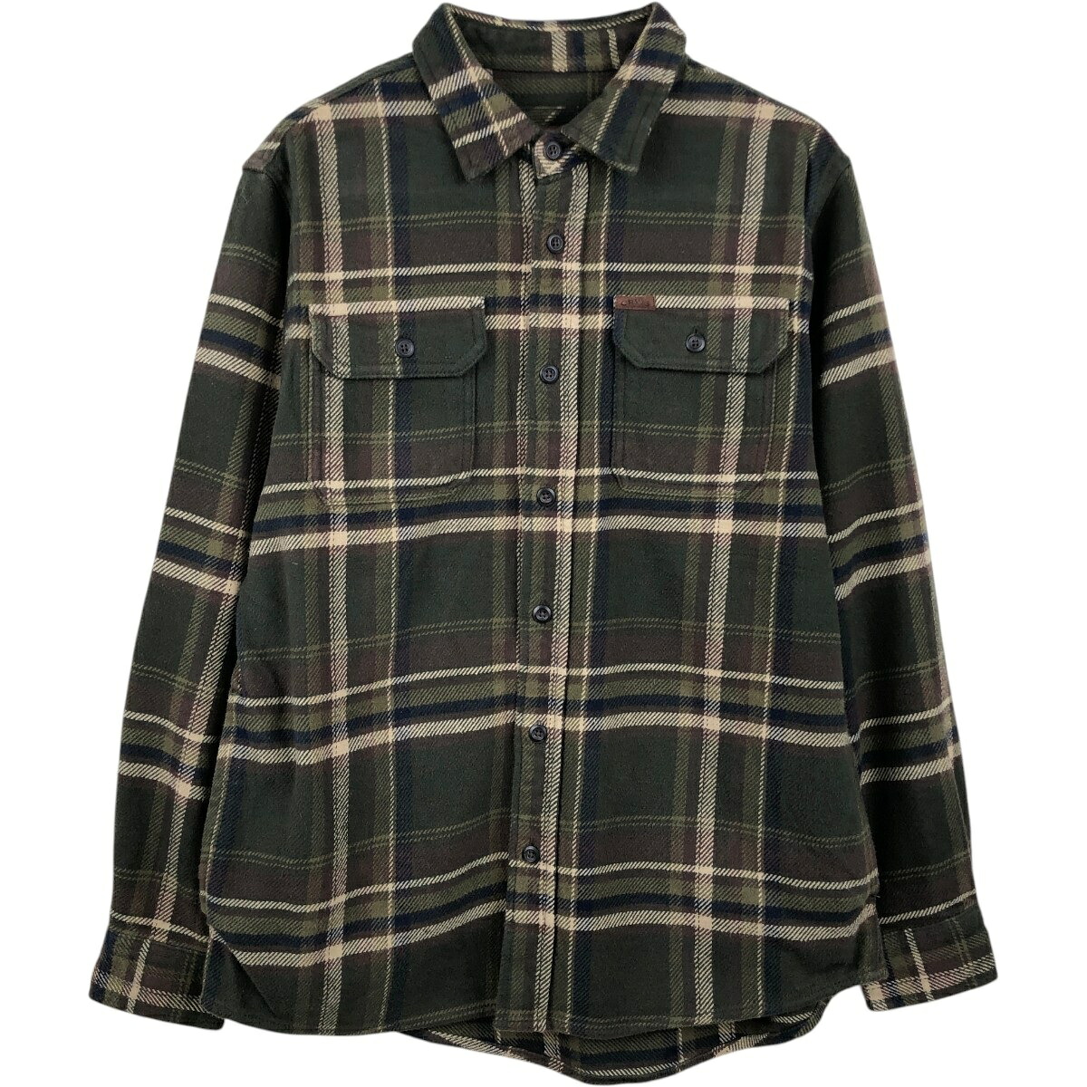 ORVIS 長袖 ヘビーネルチェックシャツ