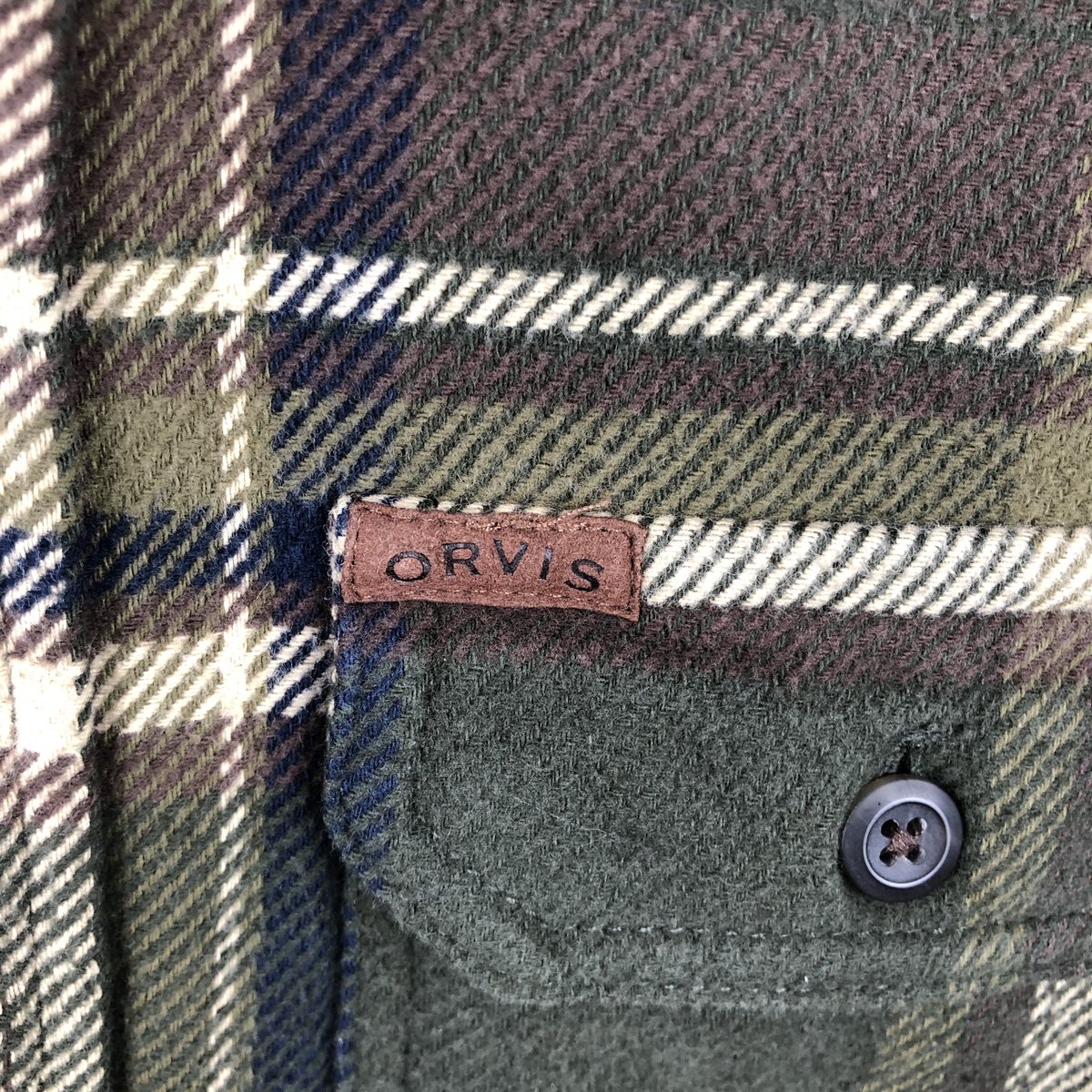 古着 ORVIS 長袖 ヘビーネルチェックシャツ メンズM相当 /eaa666109 【中古】 【260822】