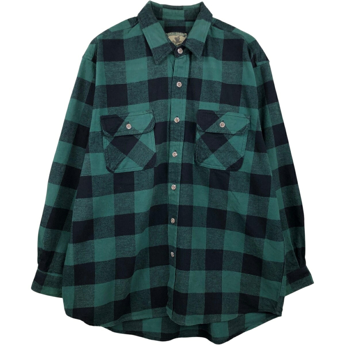 FIELD&STREAM/フィールドアンドストリーム 長袖 ヘビーネルチェックシャツ