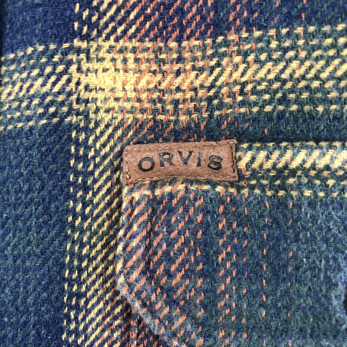 古着 ORVIS 長袖 ヘビーネルチェックシャツ メンズM相当 /eaa666113 【中古】 【260827】