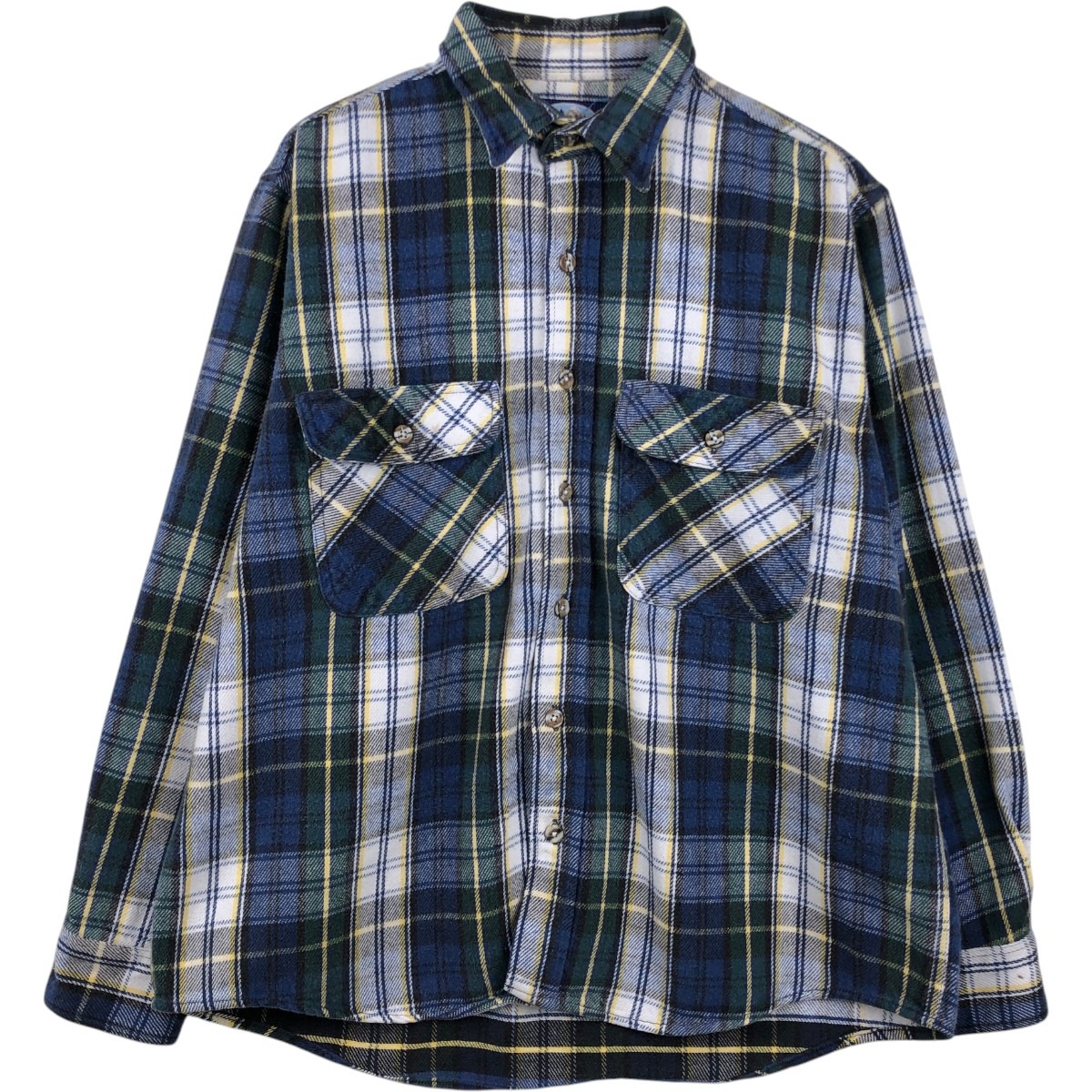 GFC TRADING CO. 長袖 フランネルチェックシャツ