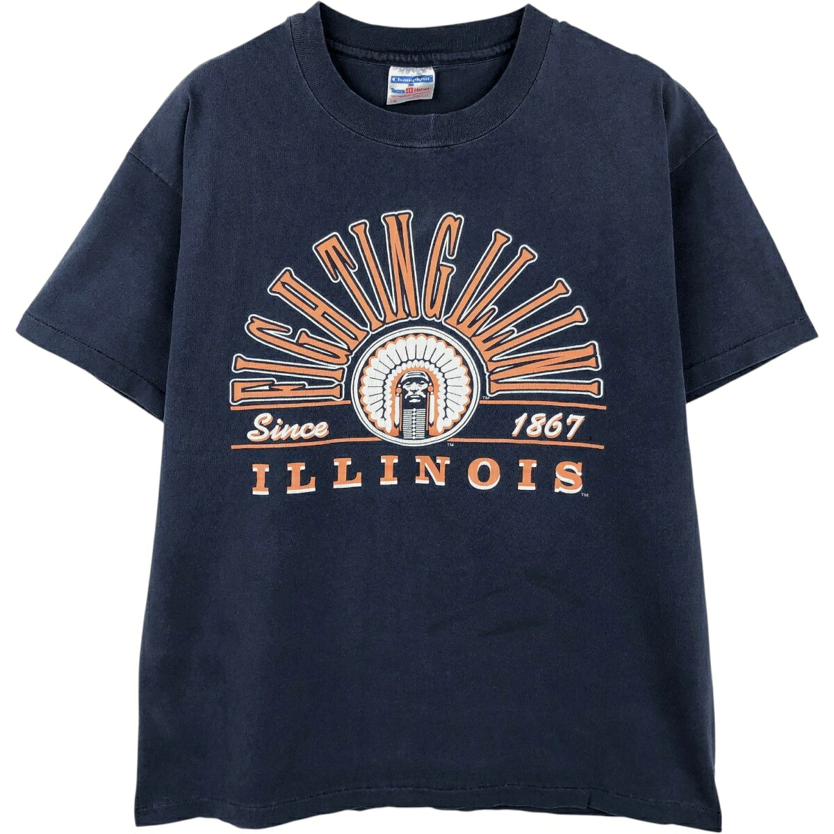 Hanes/ヘインズ CHAMPKNIT カレッジTシャツ