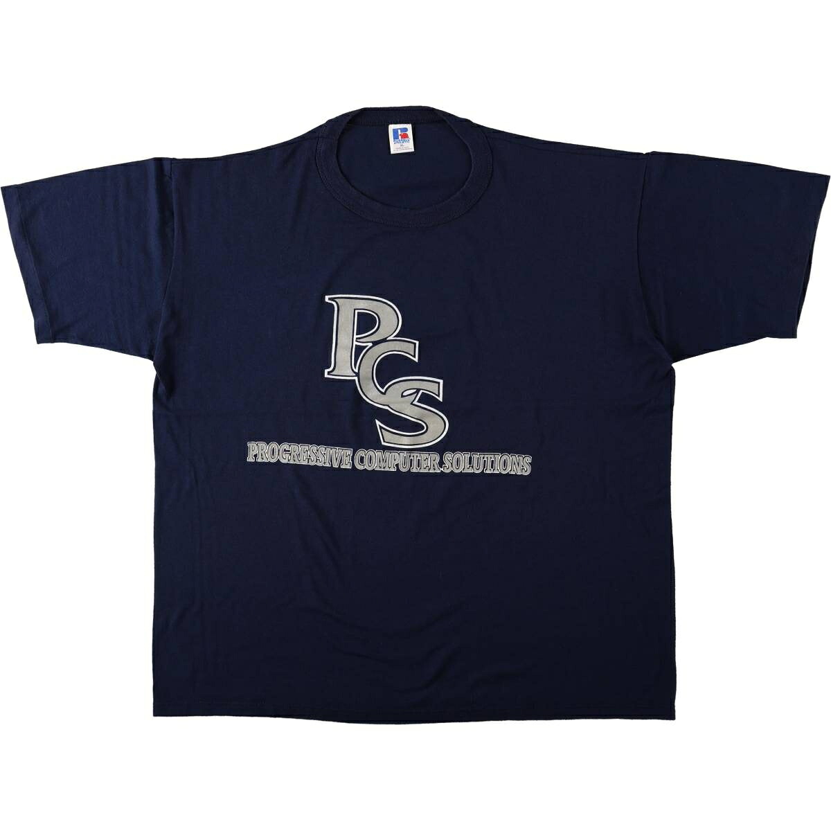 Russell/ラッセル PROGRESSIVE COMPUTER SOLUTIONS プログレッシブコンピューターソリューソンズ アドバタイジングTシャツ