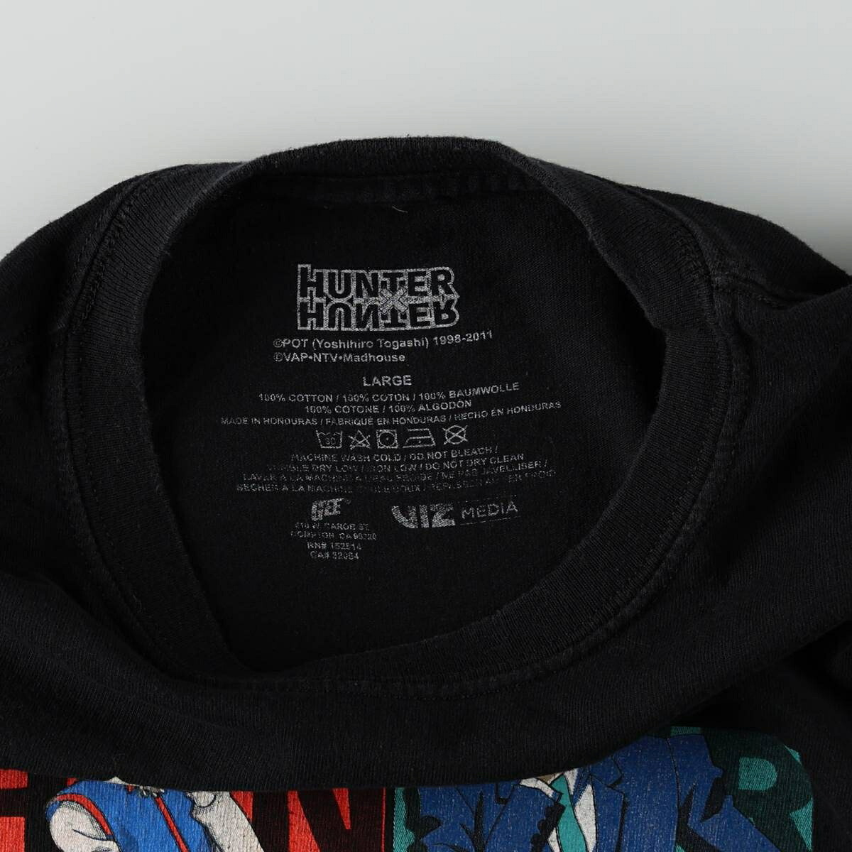 古着 HUNTER×HUNTER ハンターハンター アニメ キャラクタープリントTシャツ メンズL相当 /eaa667035 【中古】 【260826】