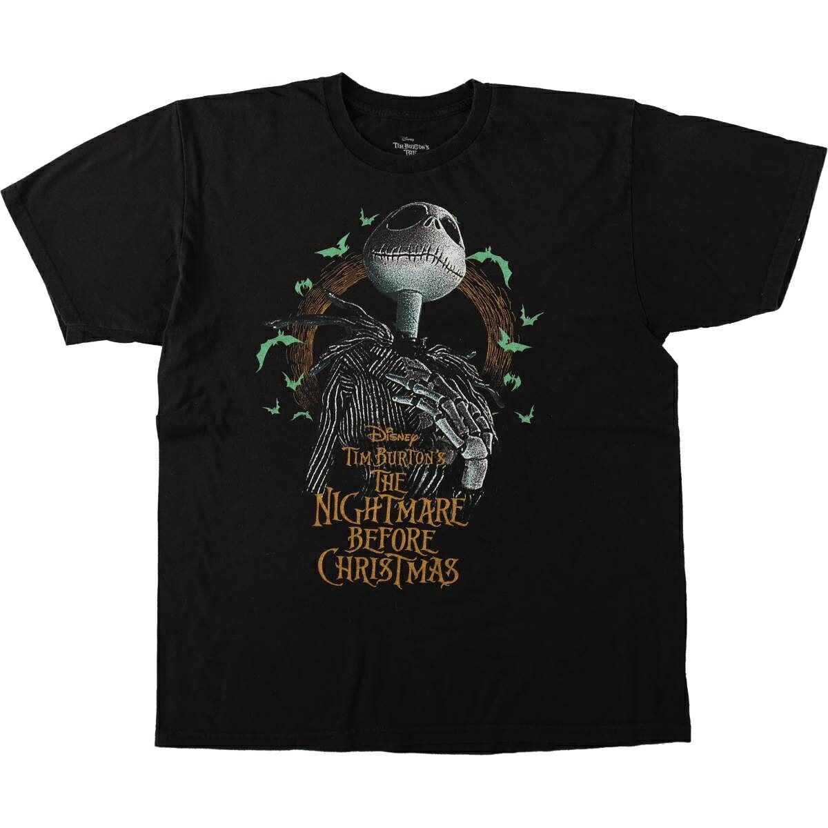 The Nightmare Before Christmas ナイトメアビフォアクリスマス キャラクタープリントTシャツ