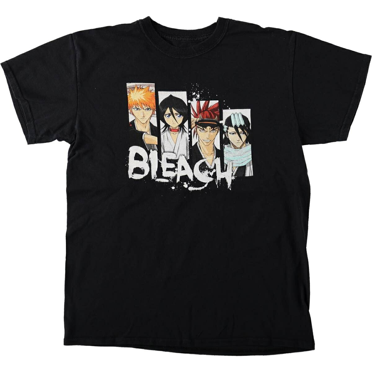 BLEACH ブリーチ アニメ キャラクタープリントTシャツ