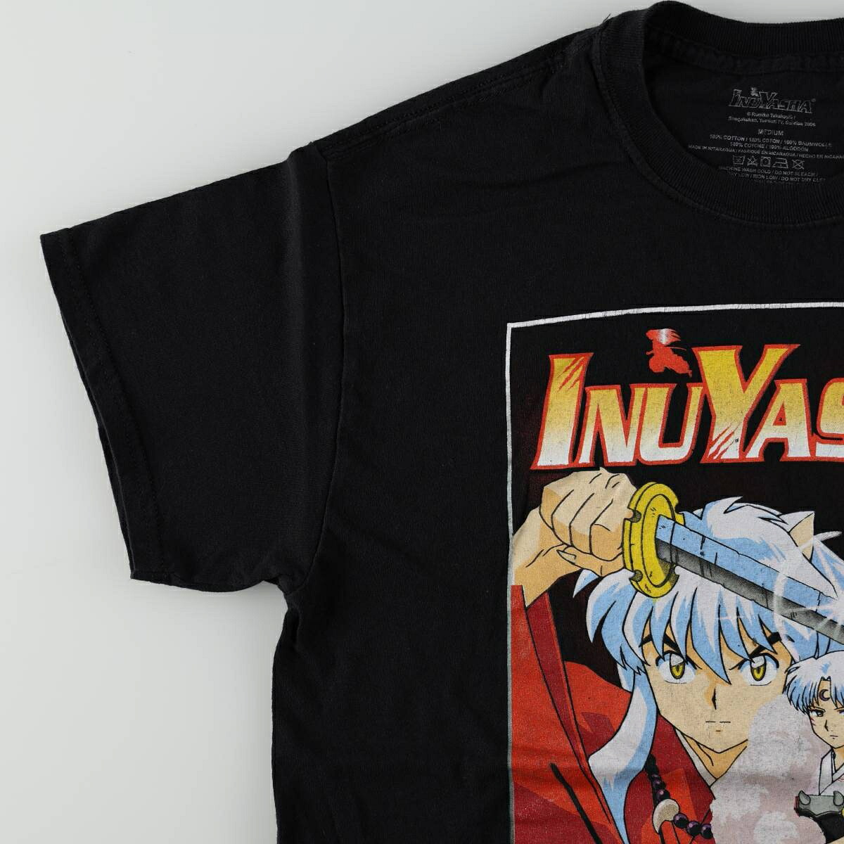 古着 INUYASHA 犬夜叉 アニメ キャラクタープリントTシャツ MEDIUM メンズM相当 /eaa667048 【中古】 【260826】