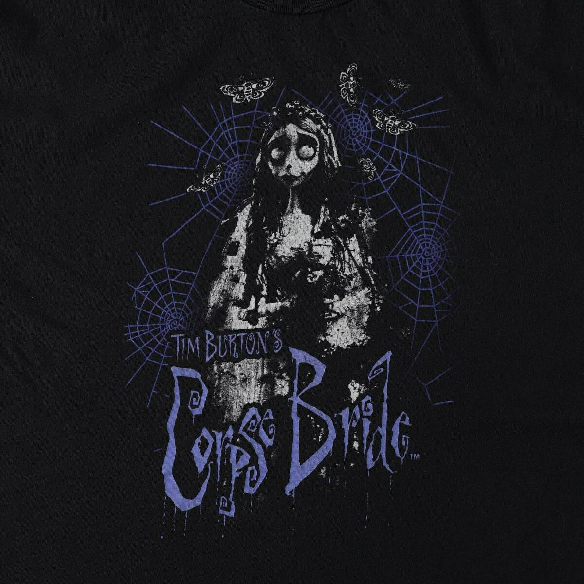 古着 Tim Burtons Corpse Bride ティムバートンのコープスブライド エミリー キャラクタープリントTシャツ メンズXL相当 /eaa667050 【中古】 【260824】