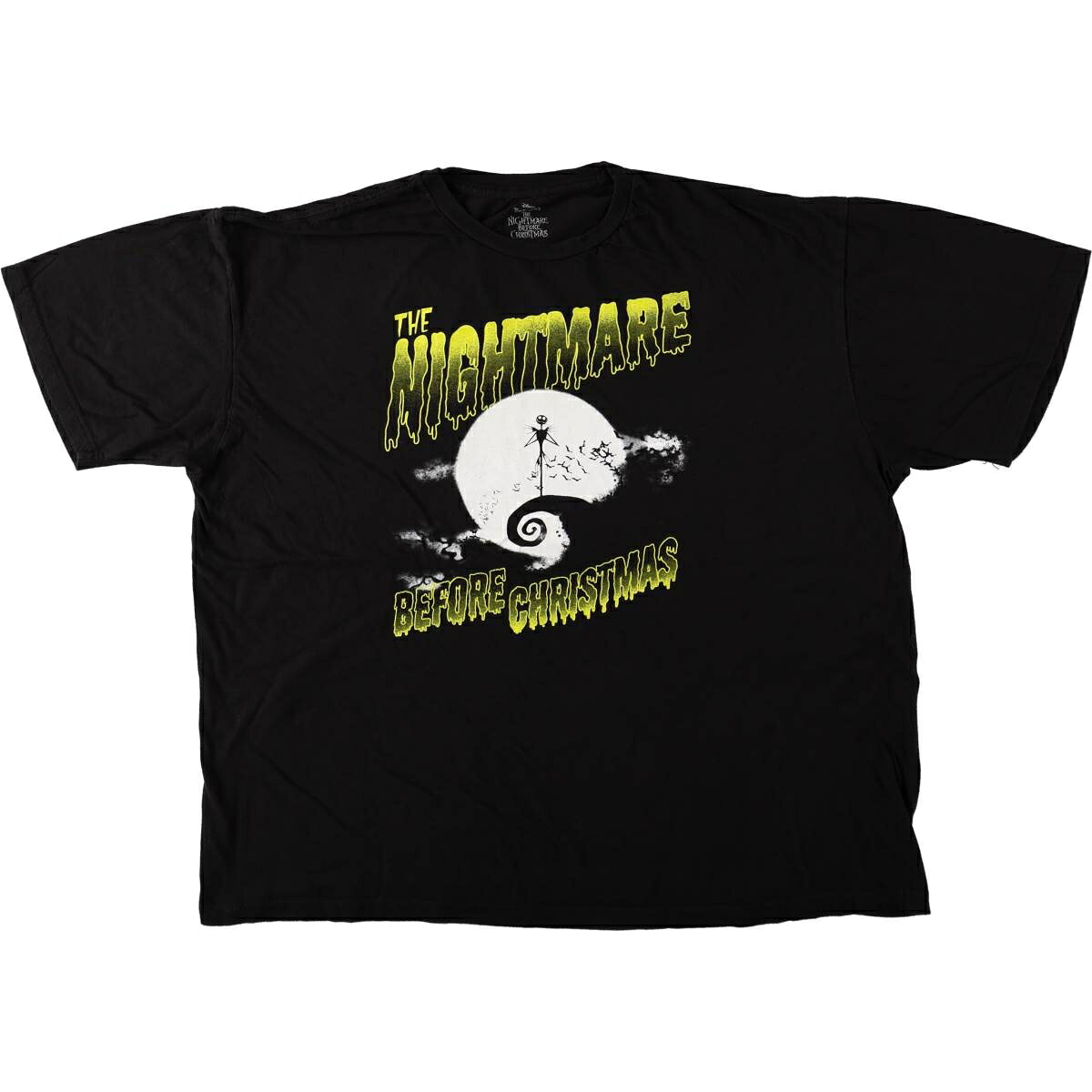 THE NIGHTMARE BEFORE CHRISTMAS ナイトメアー ビフォア クリスマス キャラクタープリントTシャツ