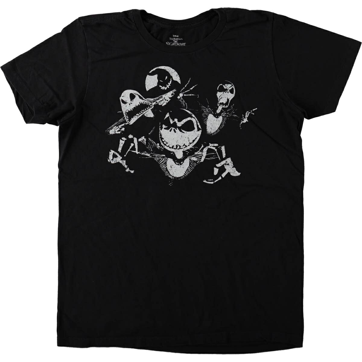 The Nightmare Before Christmas ナイトメアビフォアクリスマス キャラクタープリントTシャツ