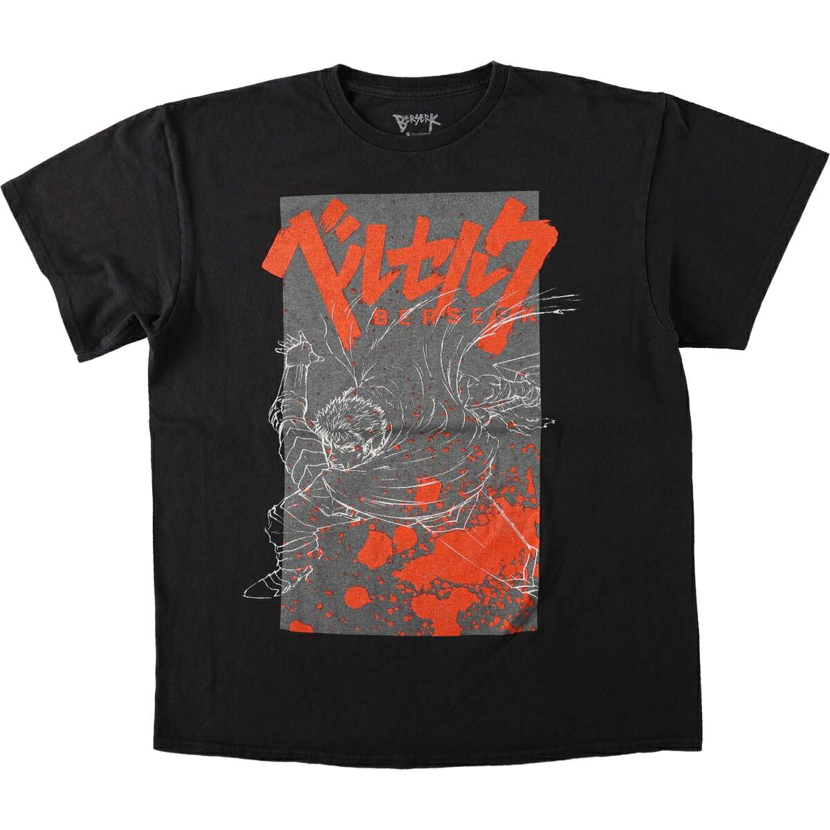 BERSERK ベルセルク ガッツ アニメ キャラクタープリントTシャツ
