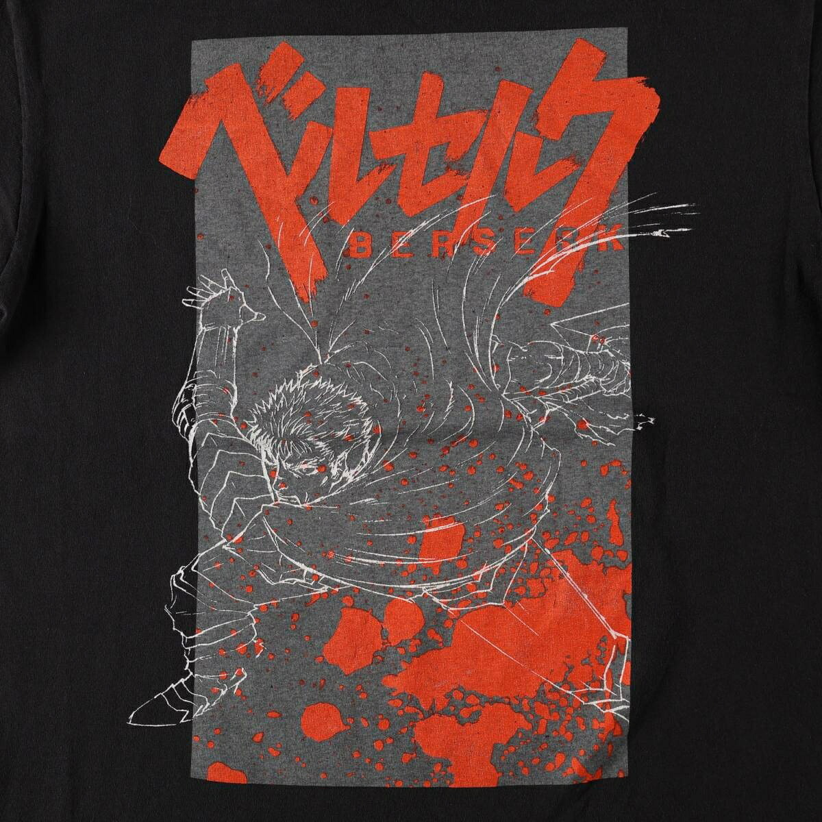 古着 BERSERK ベルセルク ガッツ アニメ キャラクタープリントTシャツ メンズL相当 /eaa667061 【中古】 【260824】