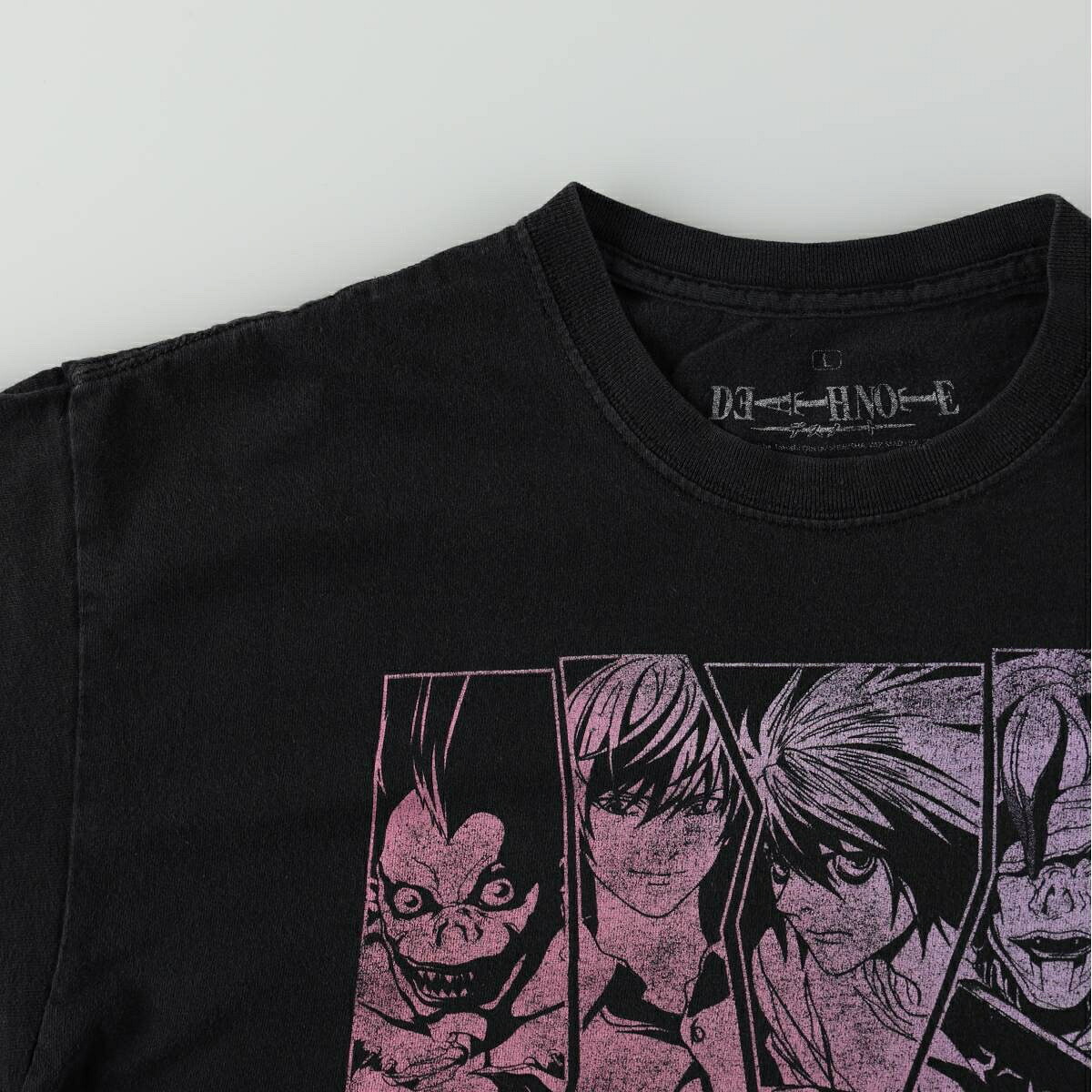 古着 DEATH NOTE デスノート アニメ キャラクタープリントTシャツ メンズL相当 /eaa667066 【中古】 【260824】