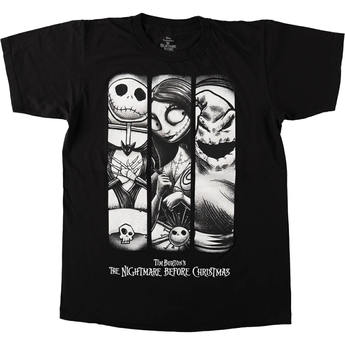 The Nightmare Before Christmas ナイトメアビフォアクリスマス キャラクタープリントTシャツ