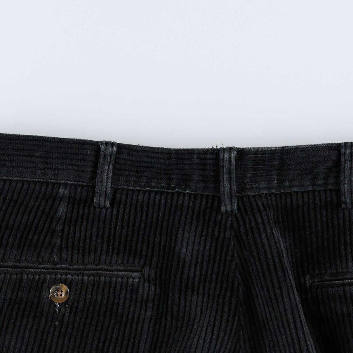 古着 ハガー HAGGAR black label ツータック 太畝 コーデュロイパンツ メンズw34相当 /eaa667895 【中古】 【260824】