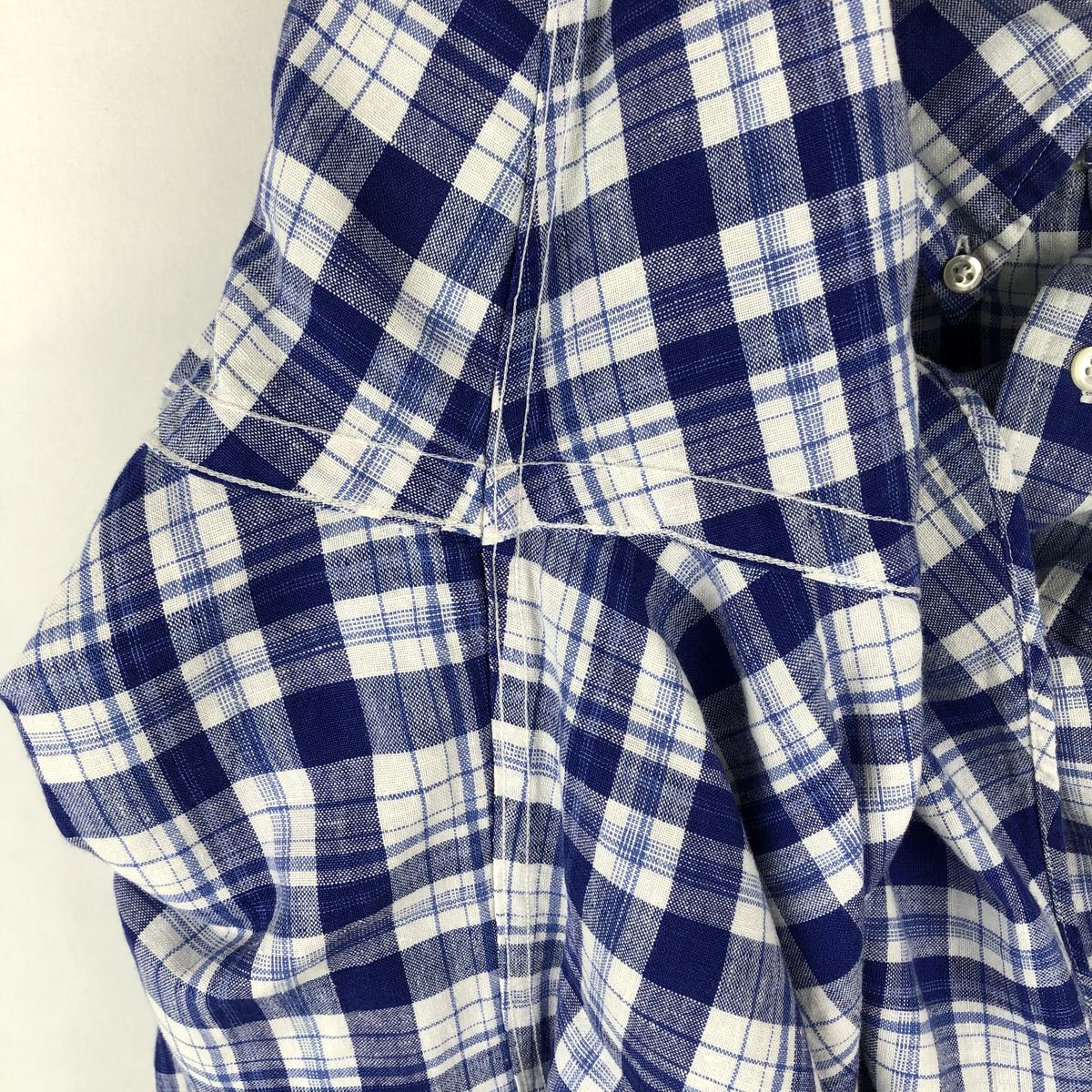 古着 ブルックスブラザーズ Brooks Brothers Est.1818 SPORT SHIRT 長袖 リネン×コットン ボタンダウンシャツ メンズL相当 /eaa668015 【中古】 【260829】