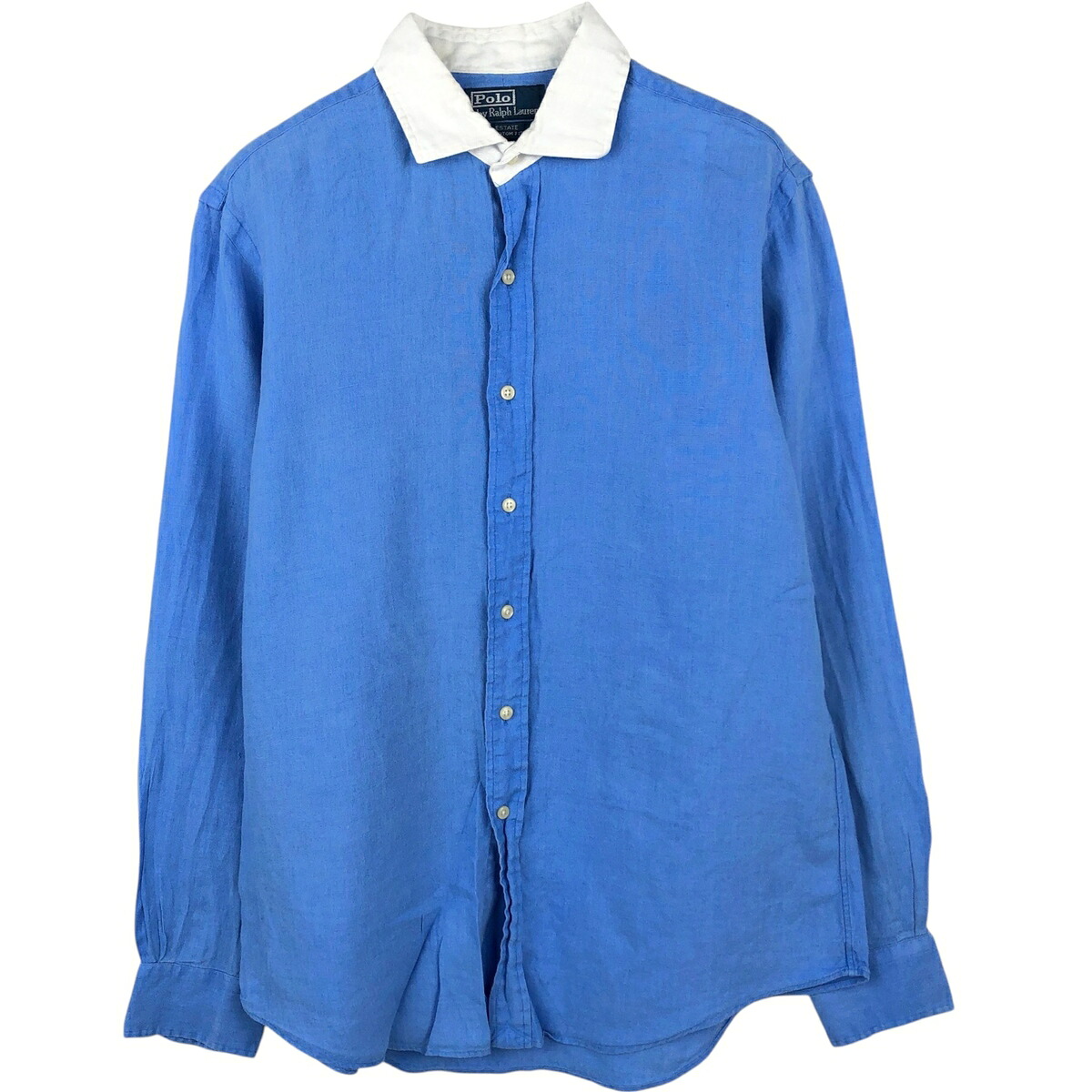 Ralph Lauren/ラルフローレン POLO by Ralph Lauren ESTATE CUSTOM FIT 長袖 リネンシャツ