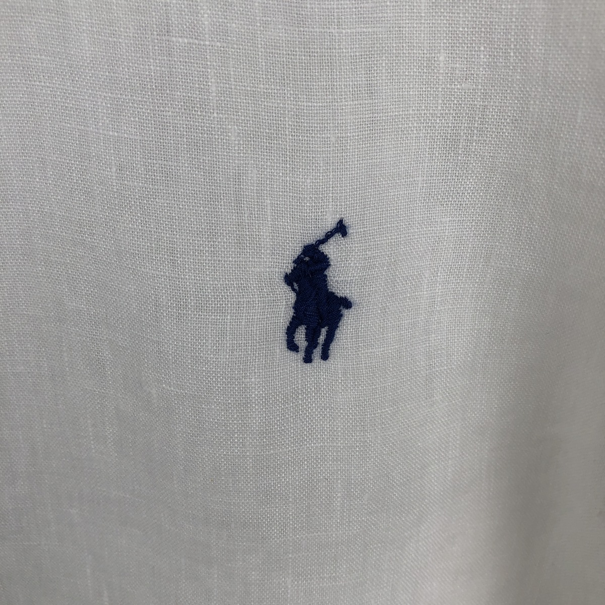 古着 ラルフローレン Ralph Lauren POLO RALPH LAUREN CUSTOM FIT 長袖 リネン ボタンダウンシャツ メンズS相当 /eaa668026 【中古】 【260829】