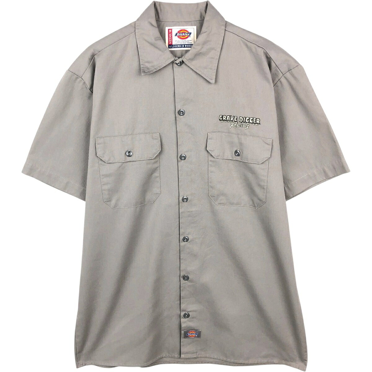 Dickies/ディッキーズ Monster Jam モンスタージャム 半袖 ワークシャツ