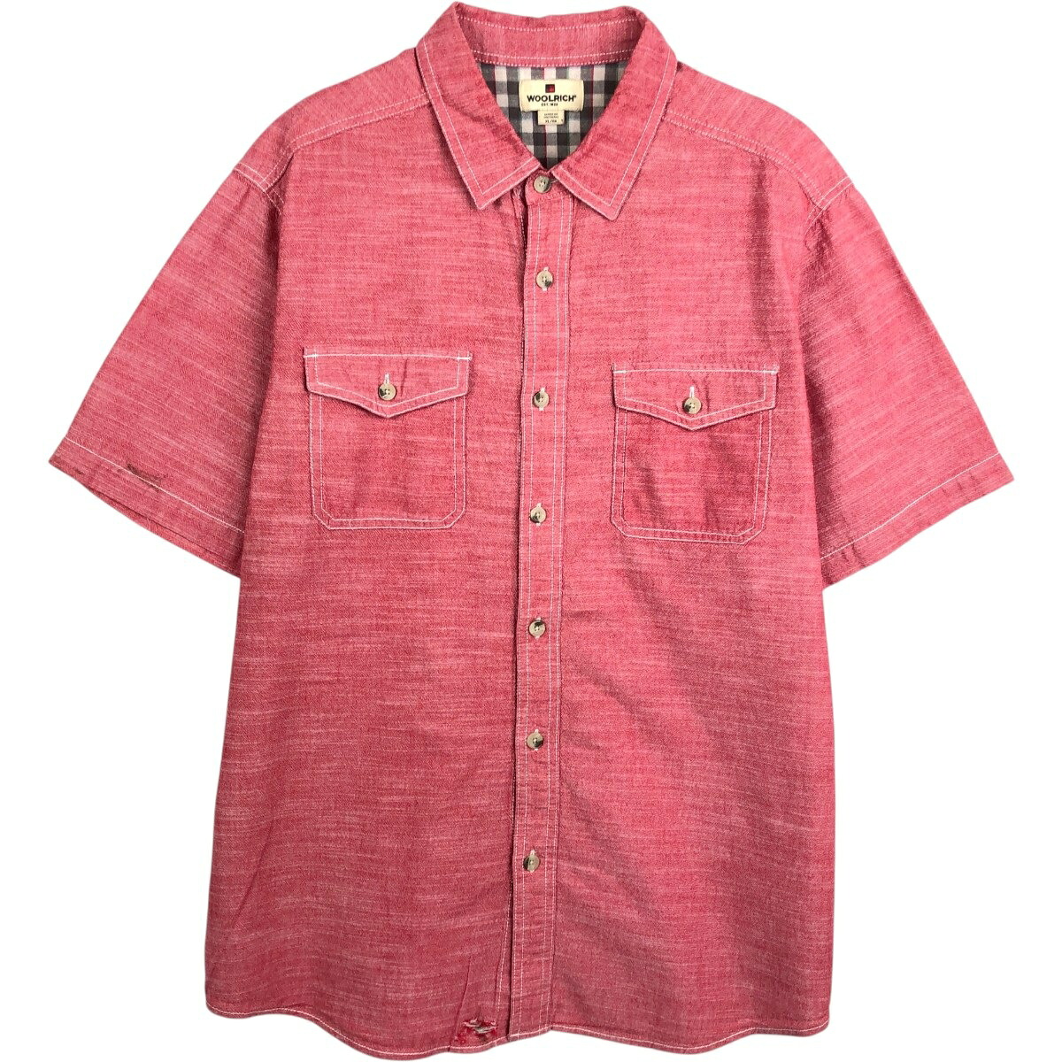 WOOLRICH/ウールリッチ 半袖 コットンシャツ