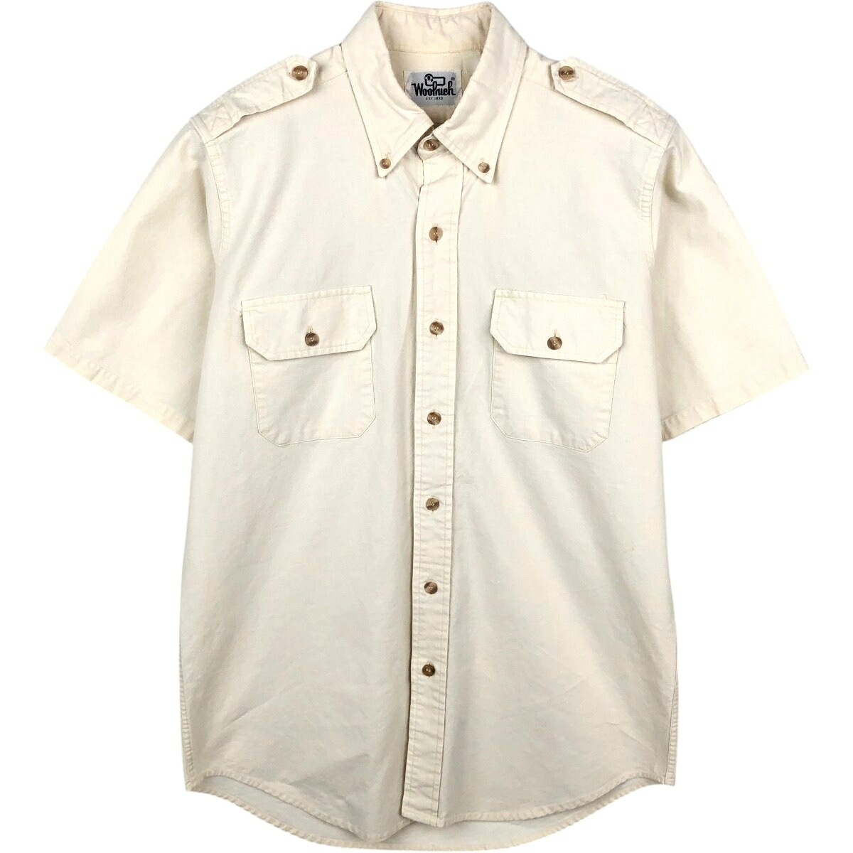 WOOLRICH/ウールリッチ 半袖 ボタンダウンシャツ