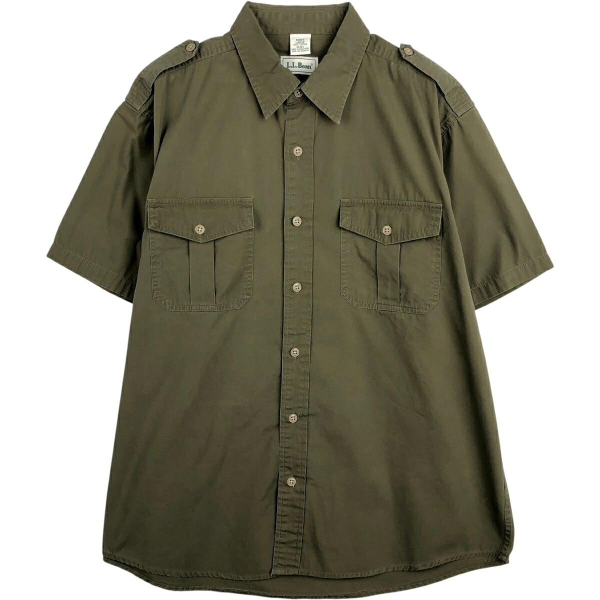 L.L.Bean/エルエルビーン 半袖 ミリタリーシャツ