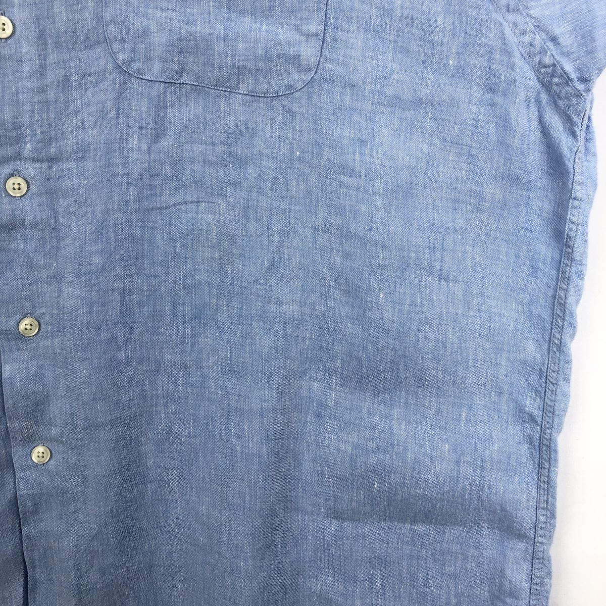 古着 ブルックスブラザーズ Brooks Brothers 346 半袖 リネンシャツ メンズXL相当 /eaa668149 【中古】 【260808】