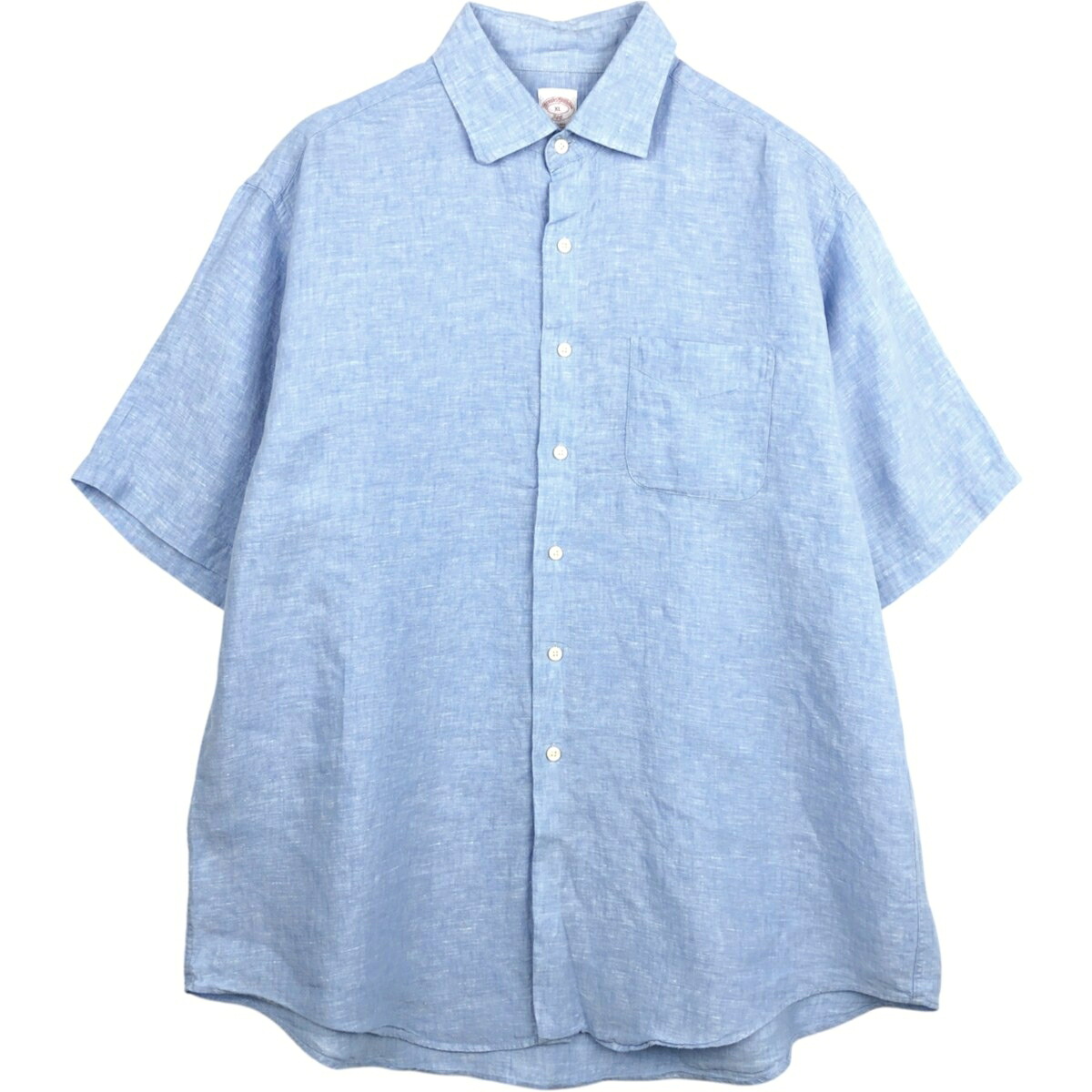 Brooks Brothers/ブルックスブラザーズ 346 半袖 リネンシャツ